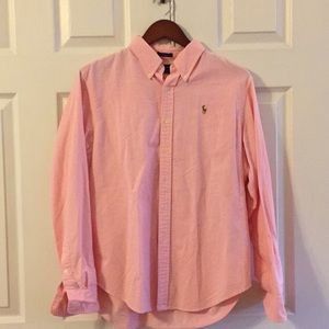 Ralph Lauren Pink Oxford Size 14